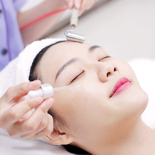 Chăm sóc mặt điện di Collagen